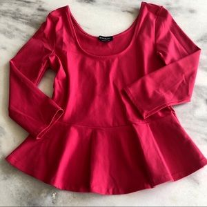 Bebe Peplum Top